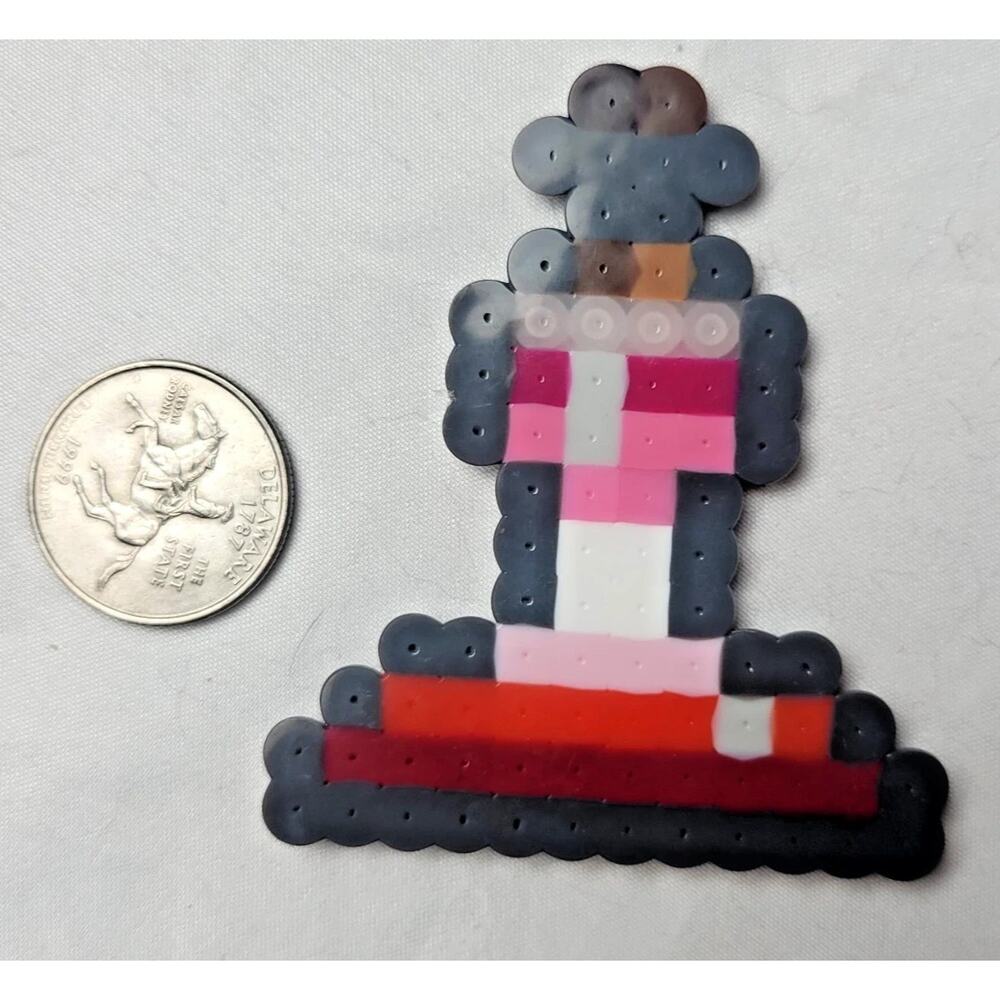 Pink Lesbian LGBT Potion Perler Pixel Art